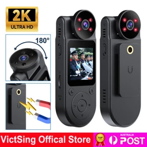 2K Body Cam Body Worn Camera 128GB Support Security Safety 1536P Video Recording - Picture 1 of 20