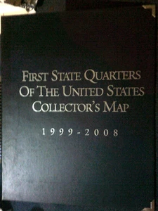 First State Quarters of the United States Collector's Map 1999-2008 - Picture 1 of 2