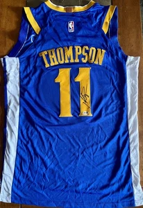 Neu mit Etikett Klay Thompson AUTO SIGNIERT Golden State Warriors Basketball Trikot - JSA COA - Bild 1 von 7