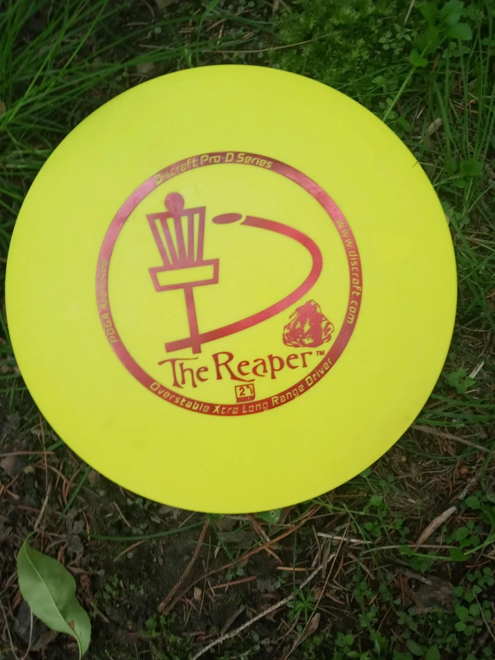 Discraft DX Reaper 170-172 gram  yellow golf disc oop stamp - Image 1 of 1