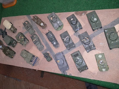 WW2 Konvolut US Army Halbketten Geschütz Panzer   1 72 / 76 20mm bemalt gebaut - Bild 1 von 4