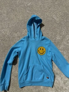 Aviator Nation Youth Size 12 Smiley Face Hoodie - Picture 1 of 3