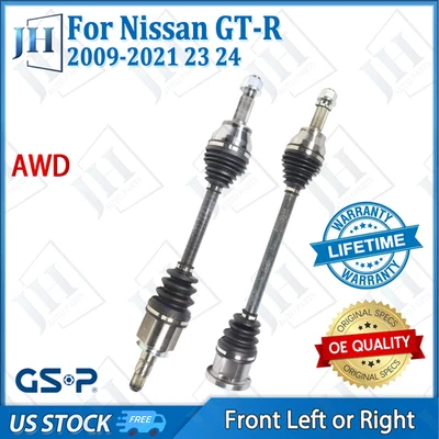 Juego de ejes CV par delantero izquierdo derecho OE para Nissan GT-R 2009-2021 23 24 AWD Foto 1 de 4