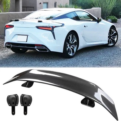 46" Rear Trunk Spoiler Lip Wing Racing Carbon Fiber For Lexus LC500 LC500h Foto 1 de 4