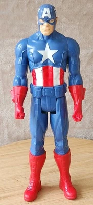 Figurita Capitán América Marvel 2013 Hasbro Articulada Altura 29 Cm Vintage - Imagen 1 de 4