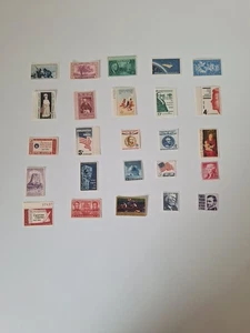 25 Different Random Stamps Mint Never Hinged. As Pictured. (4) - Picture 1 of 2