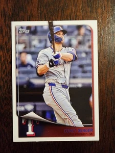 Corey Seager 2025 Topps Flagship Collection Costco Card # 72 Rangers - Picture 1 of 4
