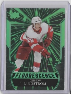 2020-21 Upper Deck Fluorescence Green #F15 Gustav Lindstrom 02/15 - Bild 1 von 2