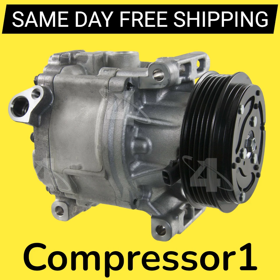 AC Compressor For 2012 2013 2014 2015 2016 2017 2018 2019 FIAT 500 - Image 1 of 3
