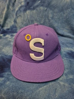 Neff The Skateboard Mag púrpura para hombre ajustable Snapback sombrero logotipo de skateboarding Foto 1 de 4