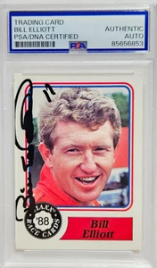 1988 Maxx Racing #50 Bill Elliott Signed Rookie Card Autograph RC Auto PSA/DNA - Picture 1 of 2