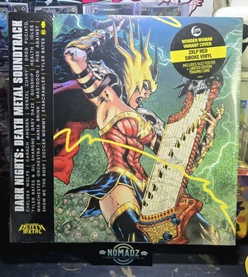 Dark Knights: Death Metal Soundtrack (Red Smoke Vinyl) Brand New - Image 1 of 2