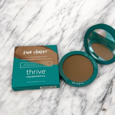 Thrive Causemetics Sun Chaser Eos Shimmer Blur+Sculpt Bronzing Powder New In Box - Image 1 of 4