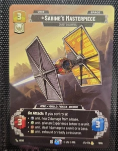 Sabine's Masterpiece PRESTIGE FOIL Star Wars Unlimited 1085 JTL R - Bild 1 von 1