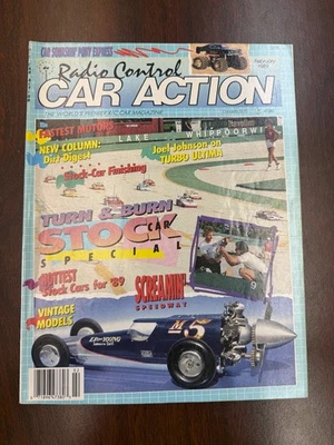 Vintage Radio Control Car Action RCCA February 1989 RC - Image 1 of 2