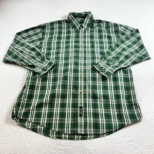 Duck Head Herren groß grün kariert Knopfleiste Vintage 90"er EUC - Bild 1 von 13