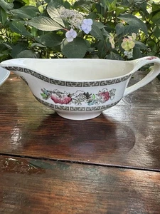 1970s Vintage "Indian Tree" Johnson Brothers England Gravy Sauce Boat UK Floral - Picture 1 of 5