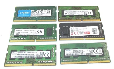 4GB 8GB 16GB DDR4 19200Mhz PC4-2400T Laptop SO-DIMM RAM Memory Mix Brands - Image 1 of 3