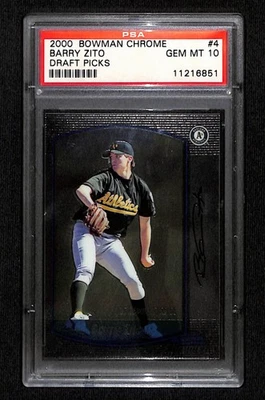 Barry Zito 2000 Bowman Chrome DP #4 PSA 10 - Image 1 of 2