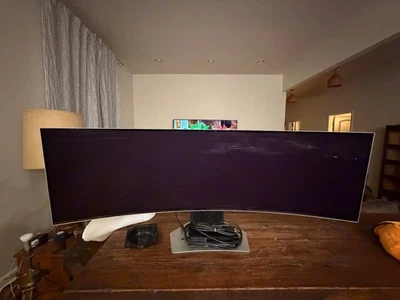 Samsung 49" Odyssey OLED G9 (G95SC) DQHD 240Hz G-Sync Curved Gaming Monitor  - Image 1 of 2