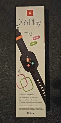 Xplora X6 Play Smartwatch GPS, Schwarz, mit Zubehör - Bild 1 von 4