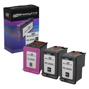 Speedy Replacements for Canon PG-260XL & CL-261XL HY Ink 3PK 2 Black 1 Color - Picture 1 of 6