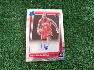 Panini Donruss Usman Garuba RC Autograph Bubbles #188 Houston Rockets 2021-22