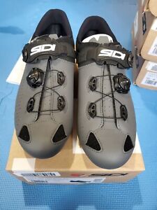 Sidi Men's Dominator 10 Mountain Bike MTB Shoes Black/Grey EUR 45.5 / US 10.8