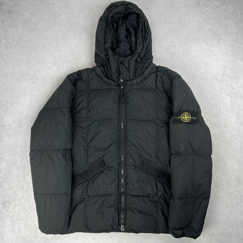 Stone Island Crinkle Reps piumino giacca nero 2XL cappotto 2615