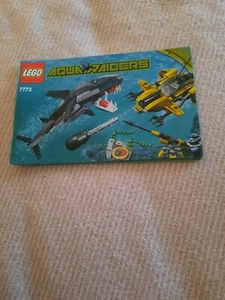 Lego Bauanleitung Aqua Raiders 7773 Pläne Konstruktionsplan - Bild 1 von 1