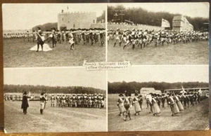 Postal del Reino Unido ALDERSHOT Recreación REGIMIENTO DE MONCK Cold Streamers 1930 Multi - Imagen 1 de 2