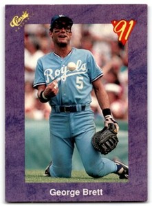 1991 Classic Game George Brett Kansas City Royals #137