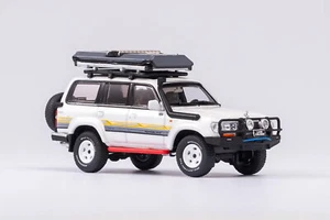KengFai 1/64 Scale Toyota Land Cruiser LC80 White2 Diecast Car Model Toy - Picture 1 of 6