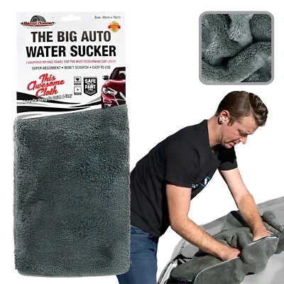 Large Super Dry Microfibre Car Auto Quick Clean Drying Towel 40x70cm Thick Plush - image 1 of 3