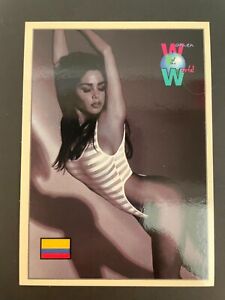 1994 carte à collectionner sexy femme du monde WOW n°3 Michele