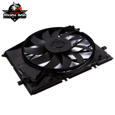 Conjunto de motor ventilador de refrigeración condensador radiador para 01-12 Mercedes-Benz 2205000193 Foto 1 de 4