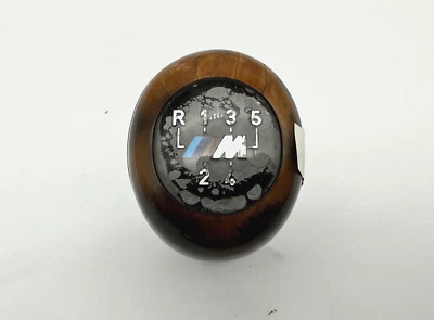 OEM 96-03 BMW E39 530i 525i 540i Sport Gear Shift Shifter Selector Knob Wood - Image 1 of 4