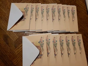 Lot Of 17 Vintage Blank Cards with envolopes - Picture 1 of 4