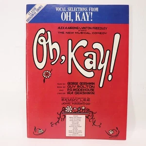 Oh, Kay! Vocal Selection Songbook Sheet Music Score 1984 Warner Rare - Picture 1 of 7