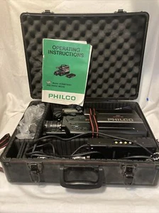 Vintage Philco Camcorder VCR807AV01 Works Power Supply Charger Bad Battery - Picture 1 of 5