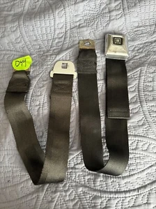 1 cinturón de seguridad negro de lujo GM 66-72 Chevy Olds Pontiac GTO Nova Chevelle - Imagen 1 de 9