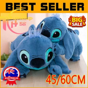 Lilo & Stitch Stuffed Doll Plush Toy Soft Cushion Sleeping Pillow Kids Gift AU - Picture 1 of 18