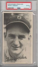 BUCK JORDAN Boston Braves-1936 R314 Goudey Premiums-PSA 2 GOOD