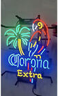 Parrot Lady Luck Metal Frame Neon Sign 42X32CM  Glass Neon  Light Corona Extra