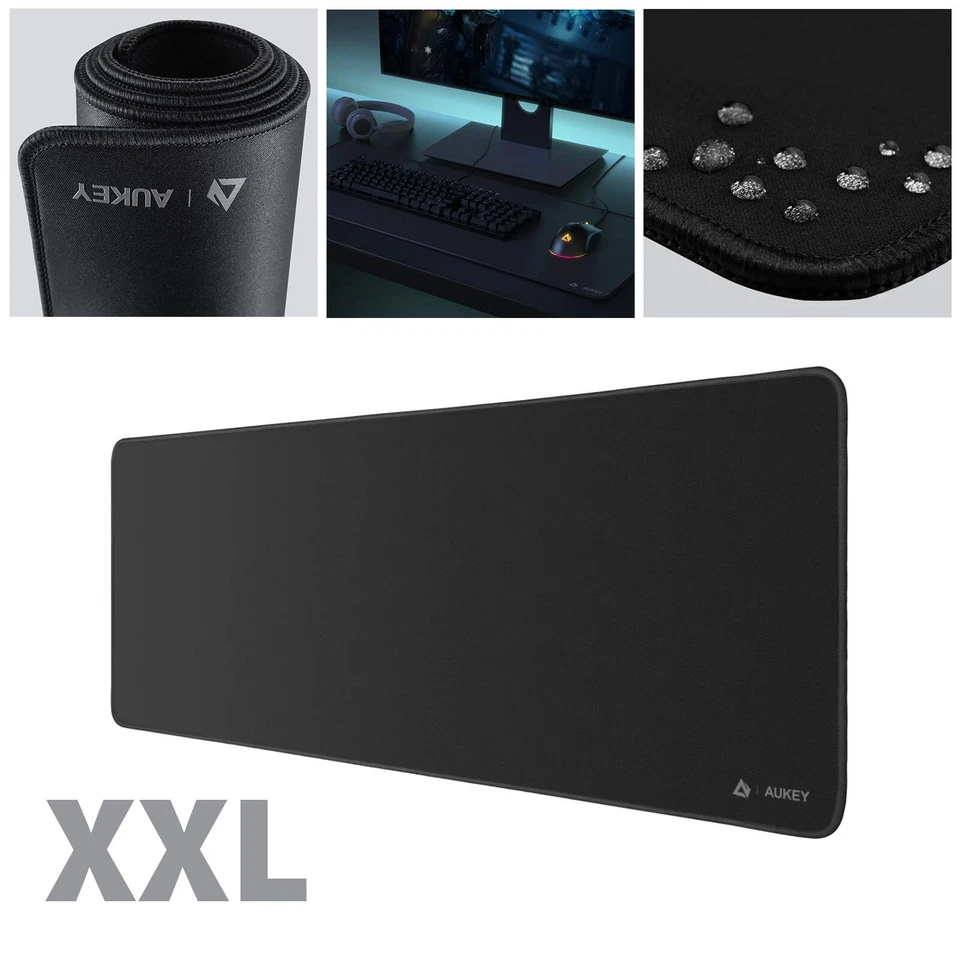 AUKEY KM-P2 Gaming-Mauspad XXL 800 mm Mousepad Anti-Rutsch-Matte PC Laptop