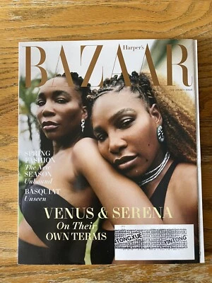 HARPERS BAZAAR MARCH 2022 SERENA & VENUS WILLIAMS The Legacy Issue - Imagem 1 de 2