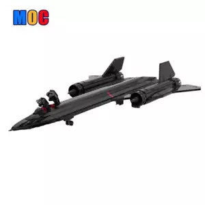 SR-71 Blackbird MOC Building Blocks Set, 2852pcs Spy Plane Model Bricks Toy - Picture 1 of 8