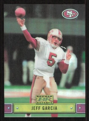 2000 Bowman Reserve JEFF GARCIA Football card SAN FRANCISCO 49ERS #59 - Image 1 of 2