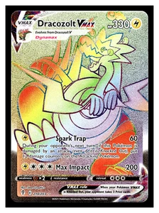 Pokemon Cielos en Evolución Dracozolt VMAX 210/203 Arco Iris Holo Secret Raro - Imagen 1 de 1