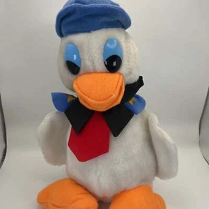 Vintage Superior Toy And Novelty Duck Plush 16" HTF White Blue Donald - Picture 1 of 4